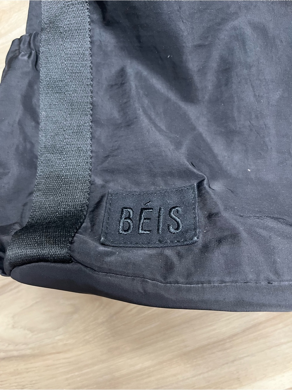 BEIS Black Drawstring Daypack Backpack - Picture 3 of 11